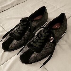COACH Black Tennis Shoes- Size 11